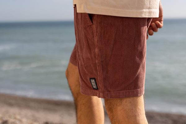 BamBooBay Chill Cord Shorts Lilac