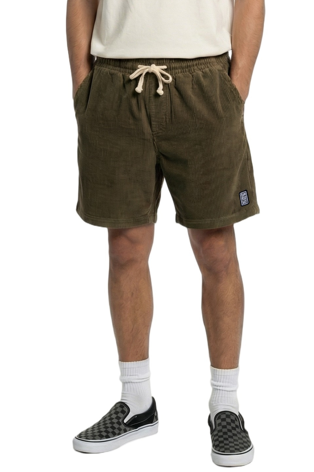 Chill Cord Shorts Olive – BambooBay