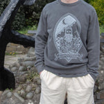 Load image into Gallery viewer, Seamus Sailor Crewneck Charcoal overdye
