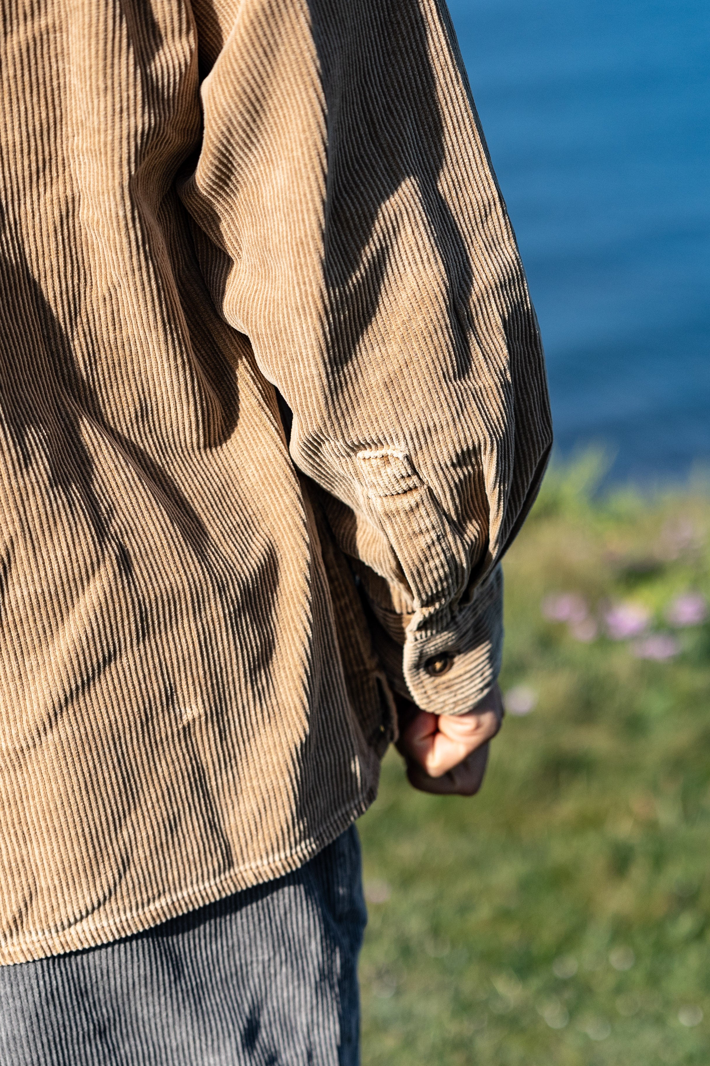 BamBooBay Chill Cord Long Sleeve Shirt Mushroom