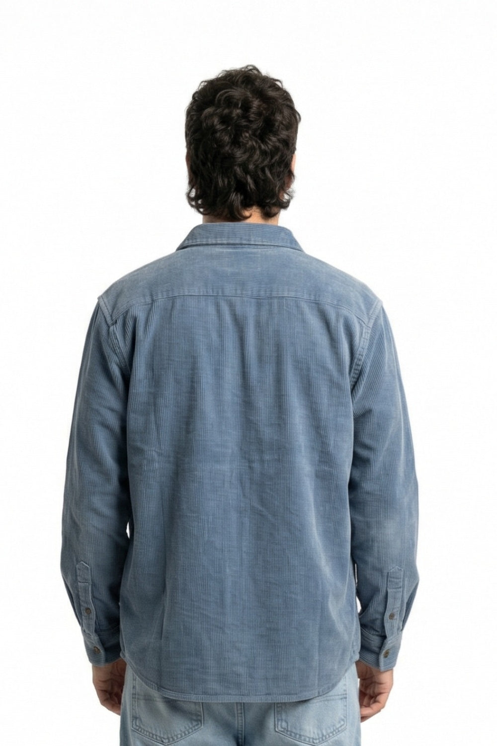 Chill Cord Long Sleeve Shirt Blue