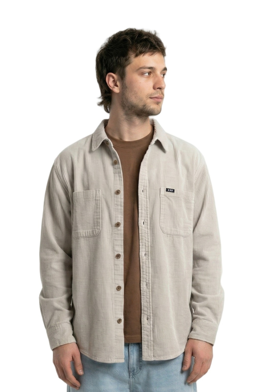 Chill Cord Mens Shirt Marshmallow