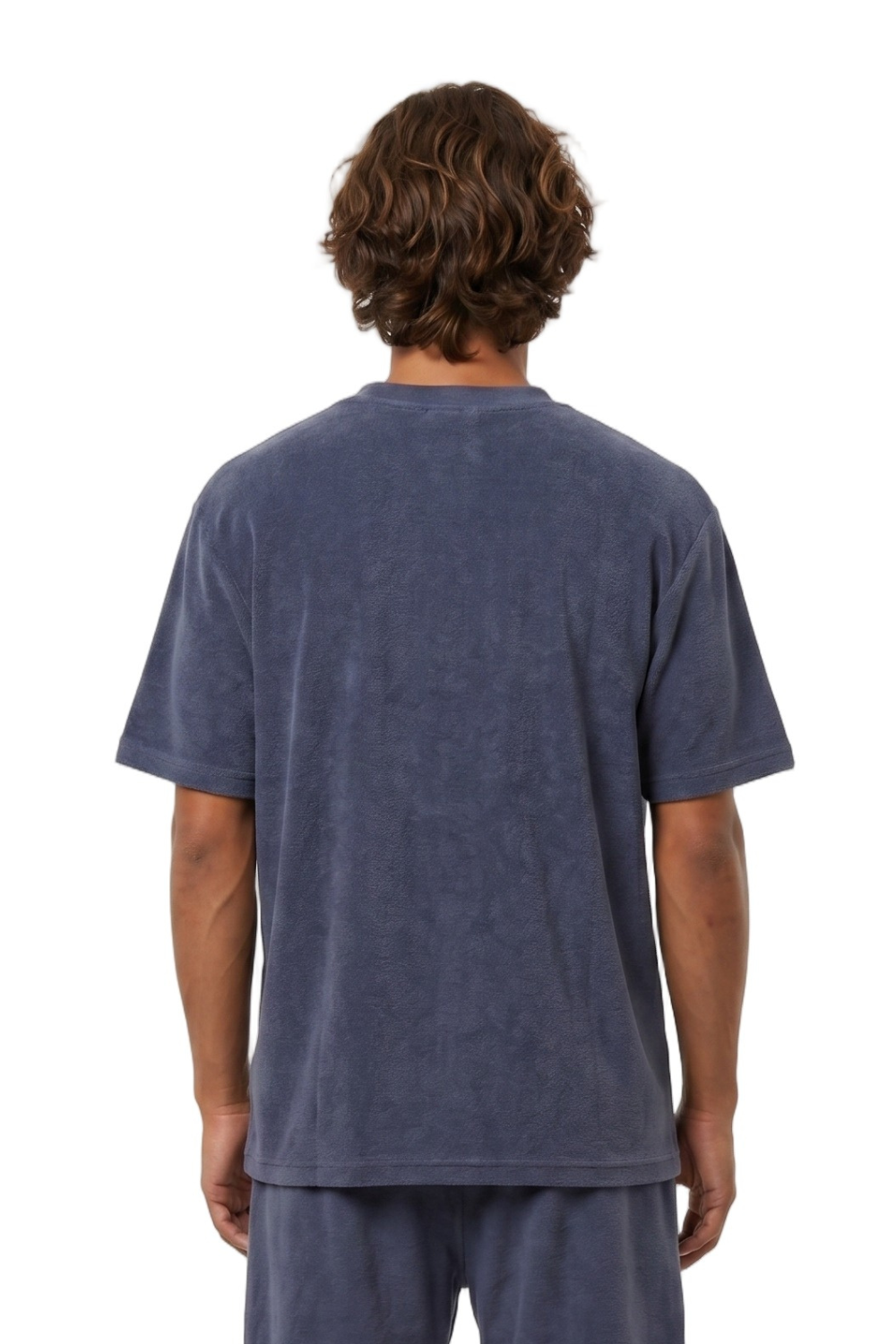 Lazy Terry Mens T-Shirt Navy