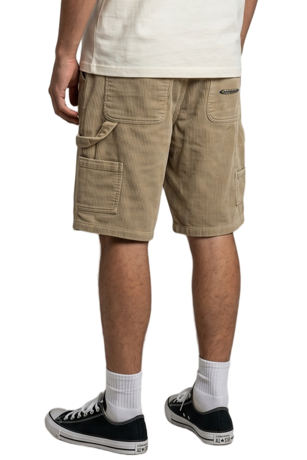 Chippy Chill Mens 22" Cord Shorts Khaki