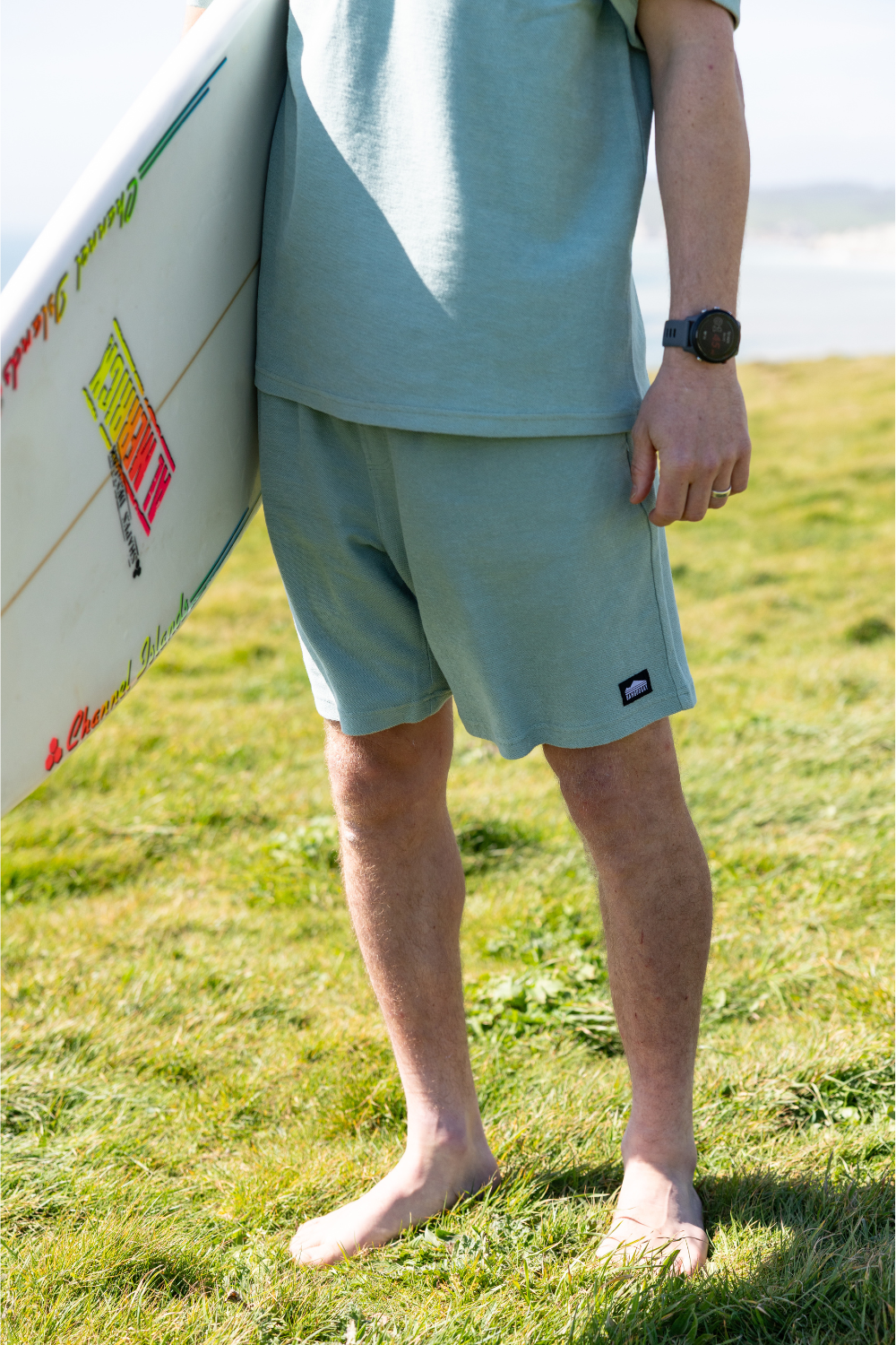 Lazy Terry Mens Shorts Aloe