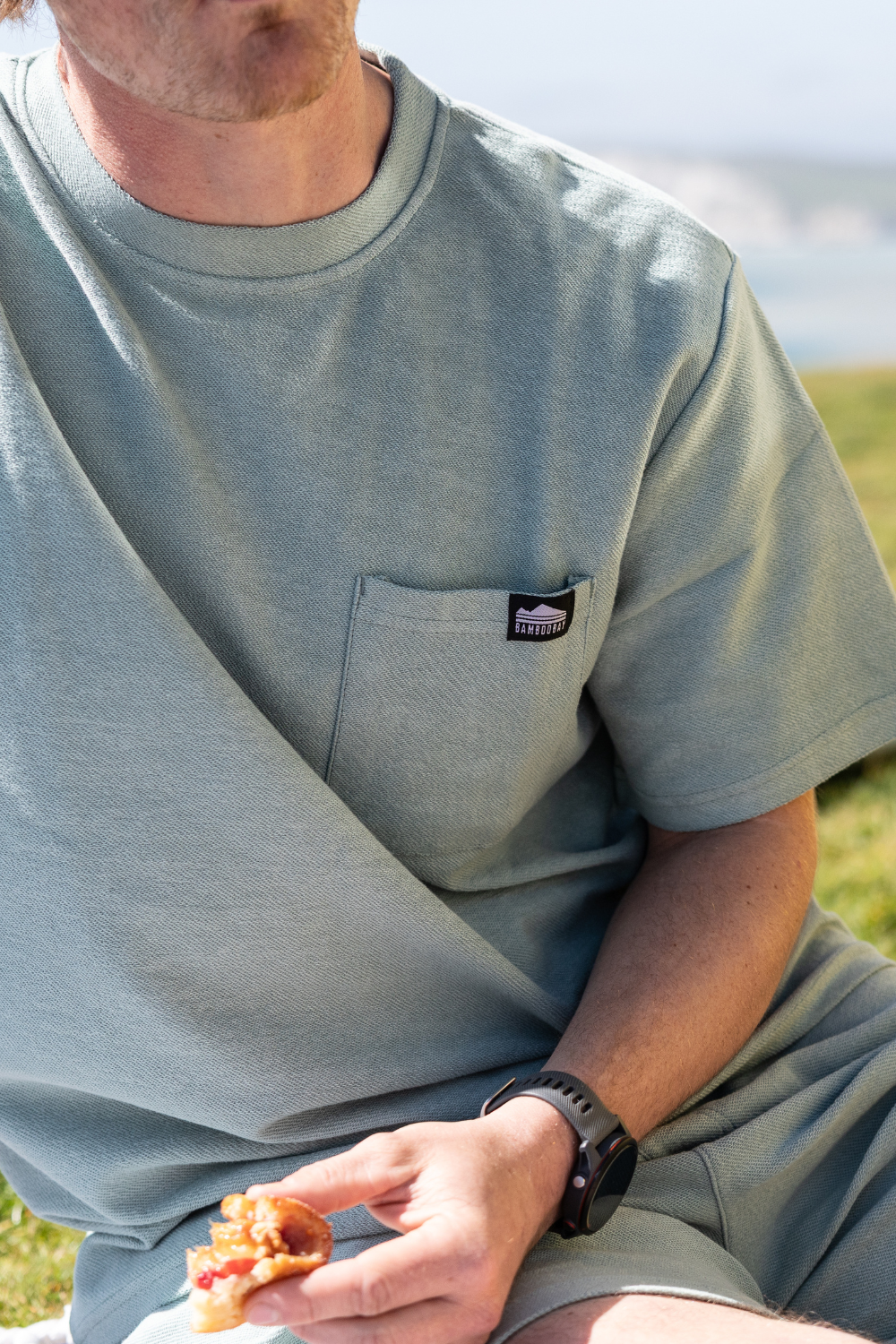 Lazy Terry Mens T-Shirt Aloe