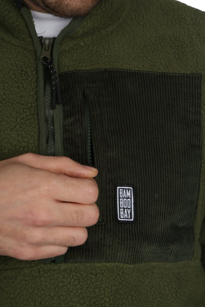 BamBooBay Boulder Fleece Olive