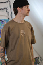 Load image into Gallery viewer, BamBooBay Circular T-Shirt Faded Brown
