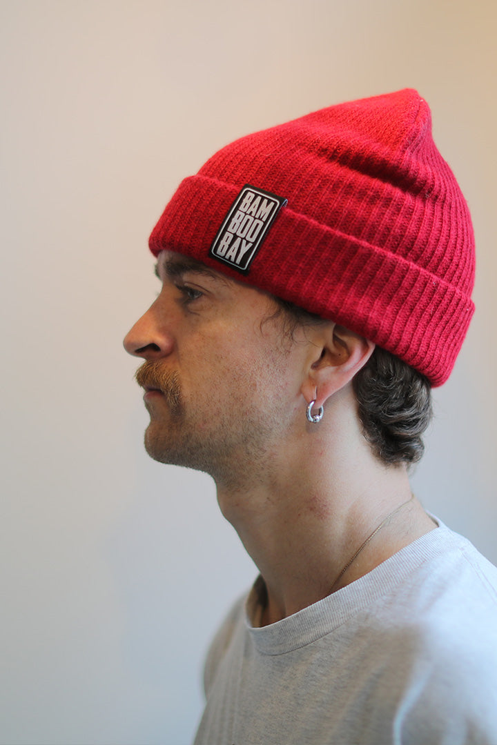 BamBooBay Baa Baa Beanie Red