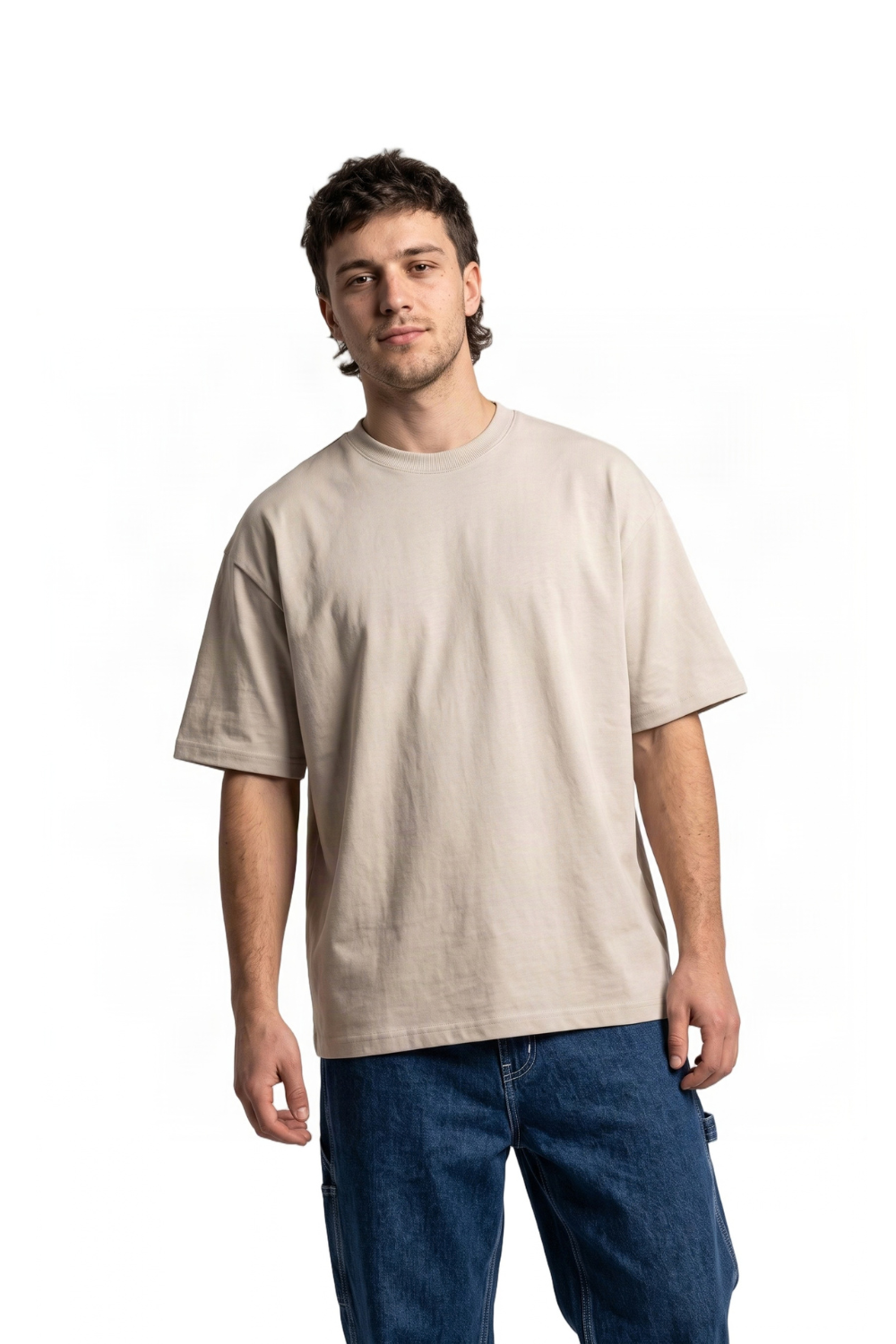 Refuge Mens T-Shirt Stone