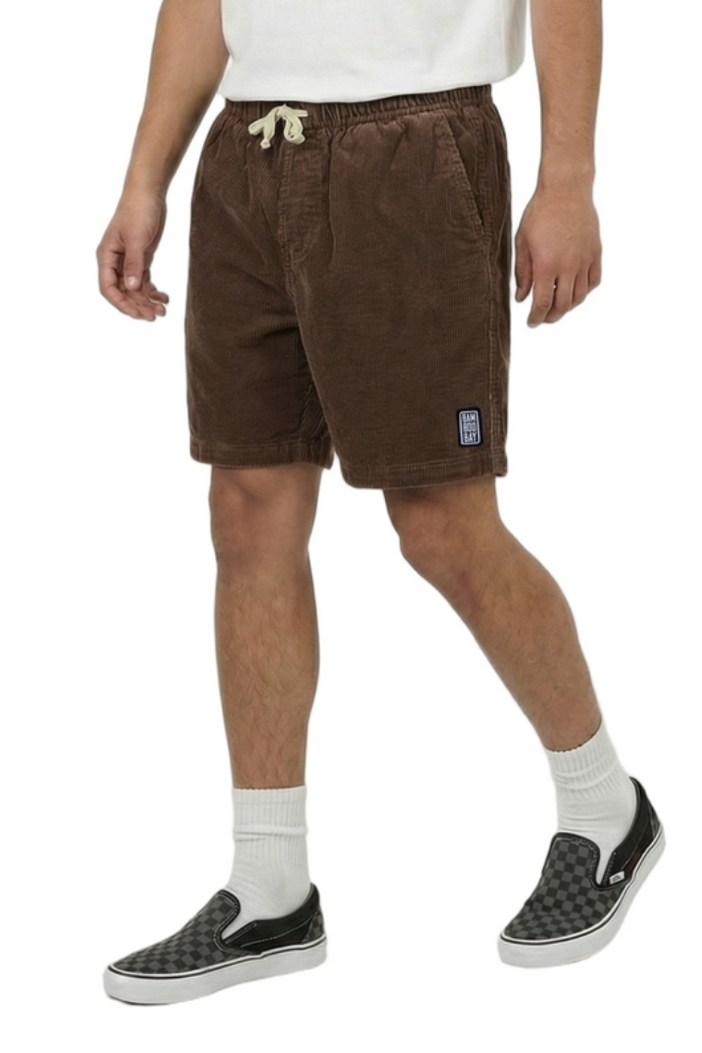 BamBooBay Chill Cord Shorts Chocolate