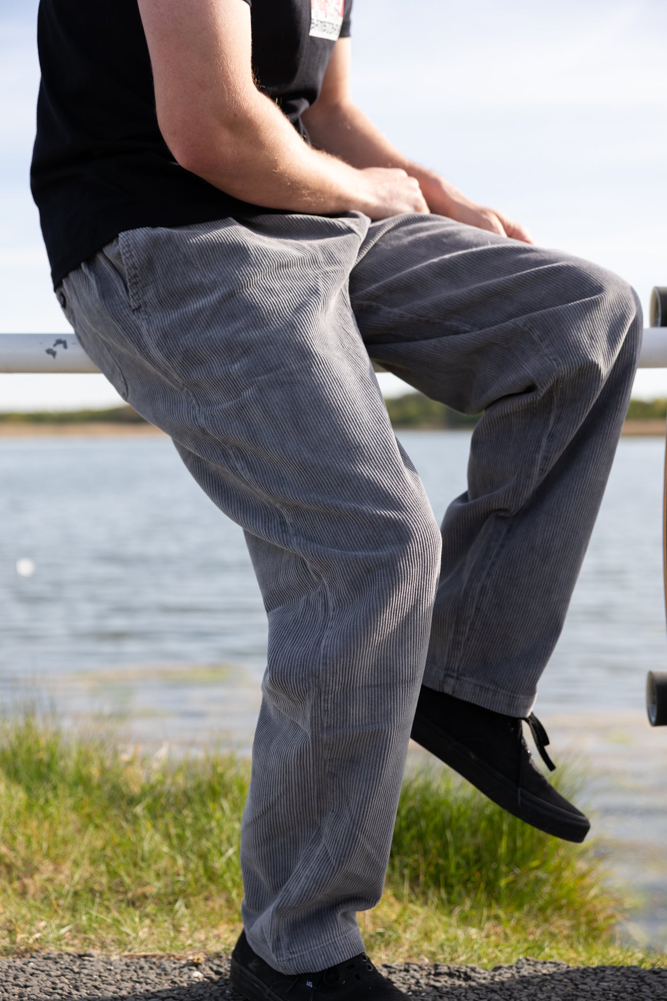 Chill Cord Mens Trousers Grey