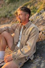 Load image into Gallery viewer, BamBooBay Chill Cord Long Sleeve Shirt Mushroom
