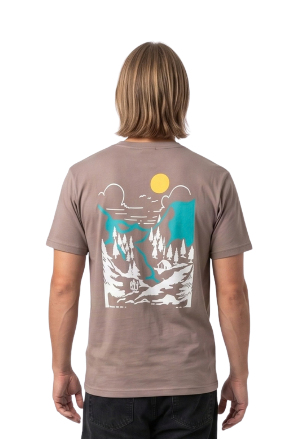 Tours Mens T-Shirt Taupe