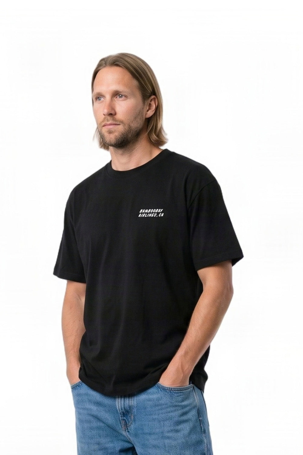 Seaplane Mens T-Shirt Black