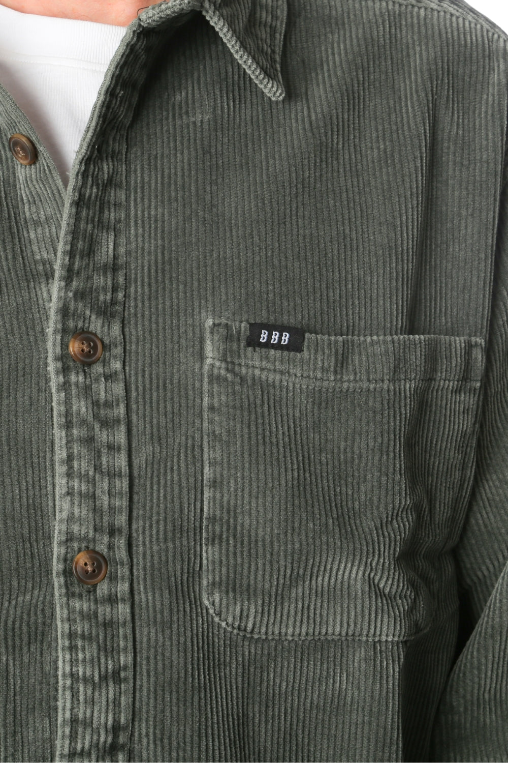 Chill Cord Long Sleeve Shirt Olive