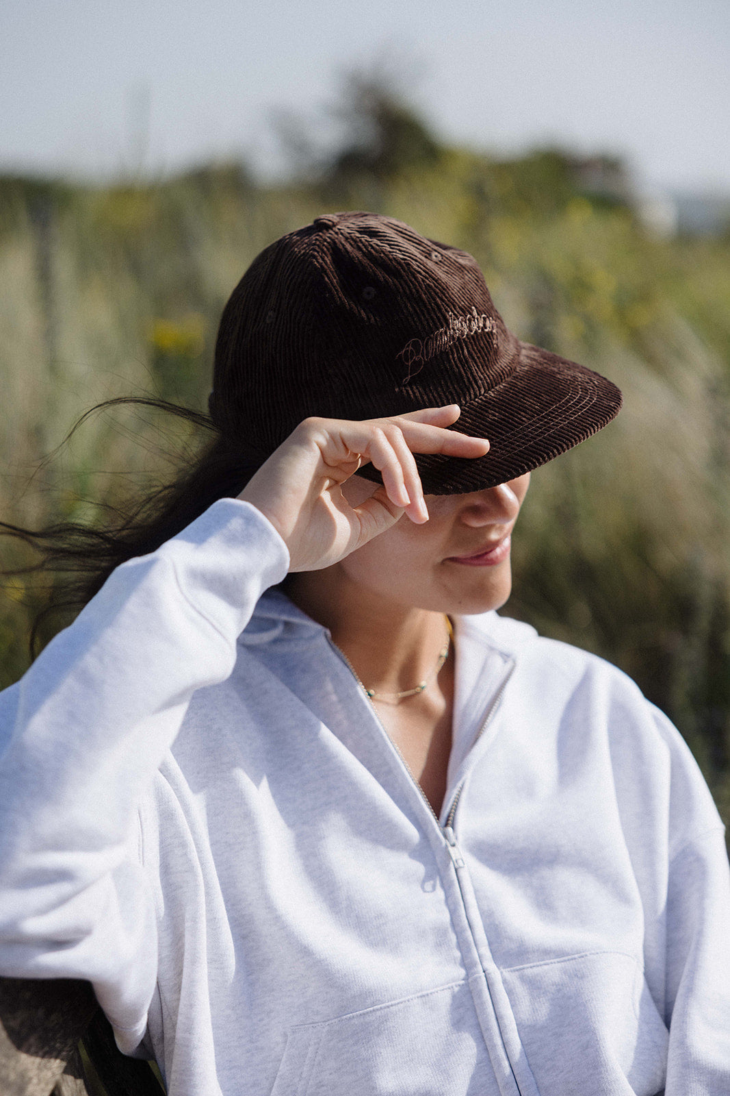 BamBooBay Script Cord Cap Brown