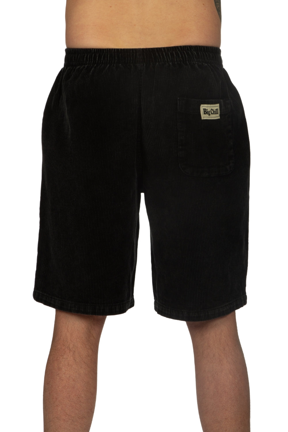 Big Chill Cord Shorts Washed Black