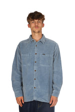 Load image into Gallery viewer, BamBooBay Chill Cord Long Sleeve Shirt Blue
