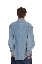 Load image into Gallery viewer, BamBooBay Chill Cord Long Sleeve Shirt Blue
