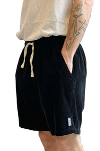 BamBooBay Chill Cord Shorts Black