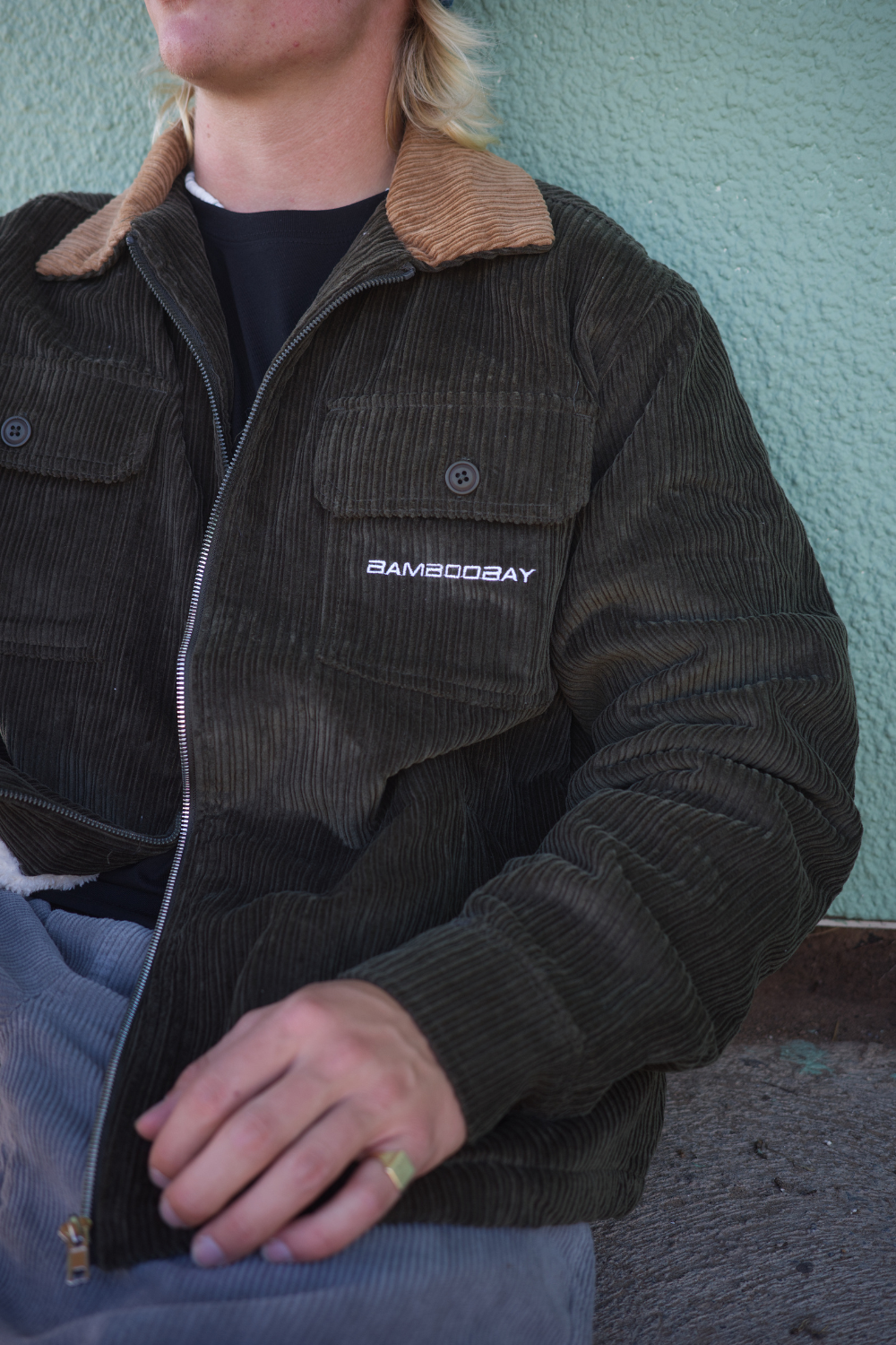 Big Dog Mens Sherpa Jacket Olive