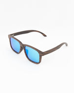 Load image into Gallery viewer, Wood Sunglasses - Blue | BamBooBay
