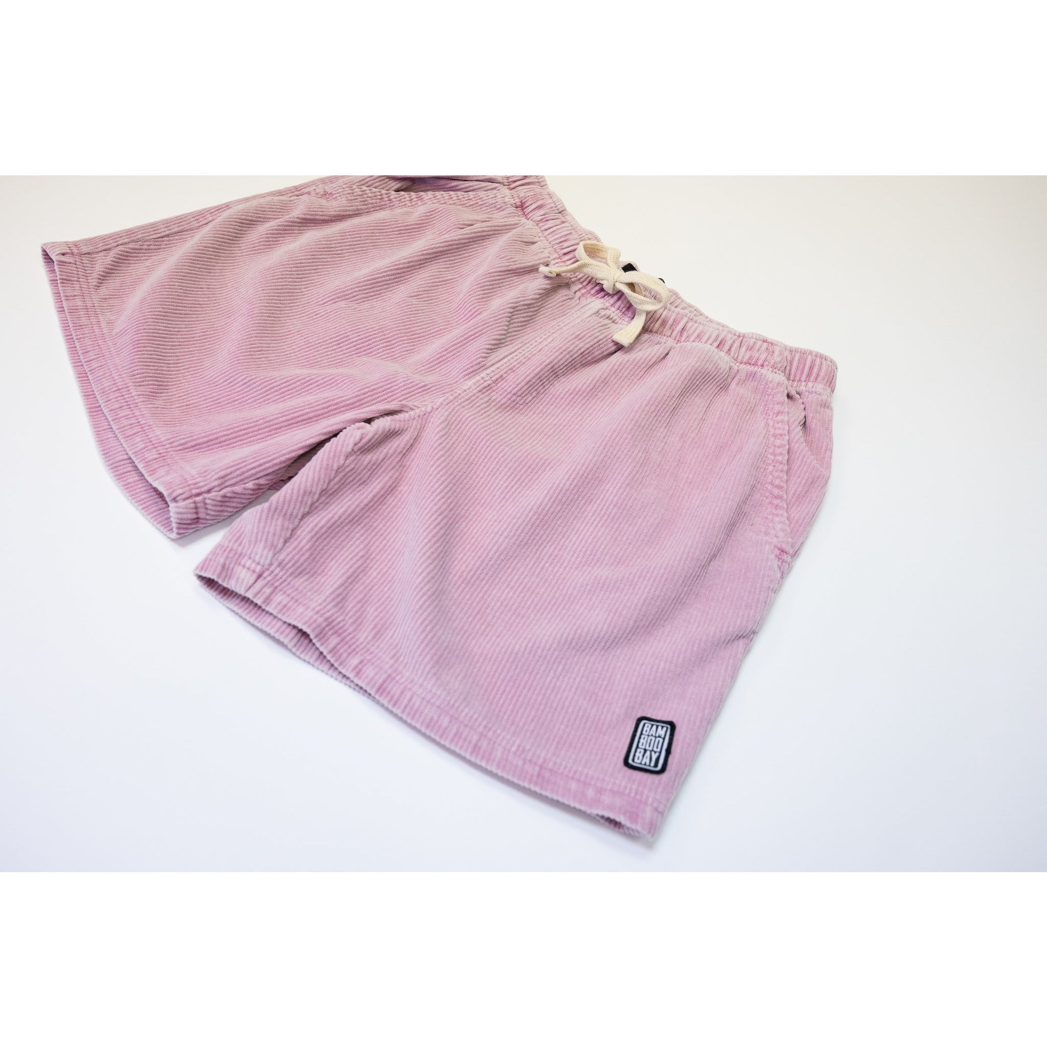 Chill Cord Organic Cotton Shorts - Pink | BamBooBay