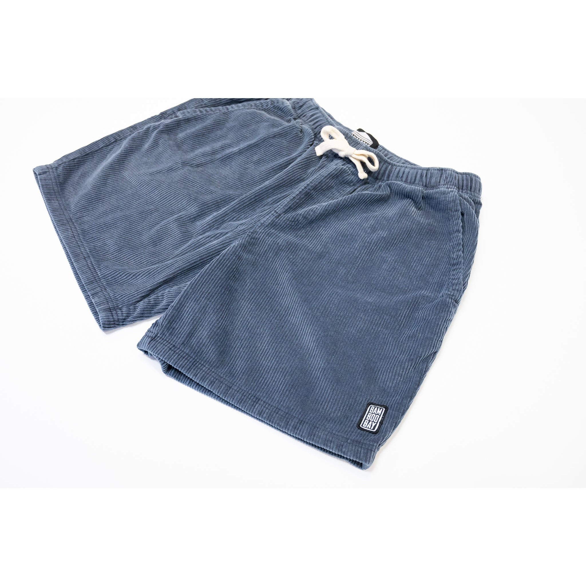 Chill Cord Organic Cotton Shorts - Navy | BamBooBay