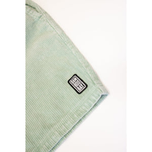 Chill Cord Organic Cotton Shorts - Green | BamBooBay