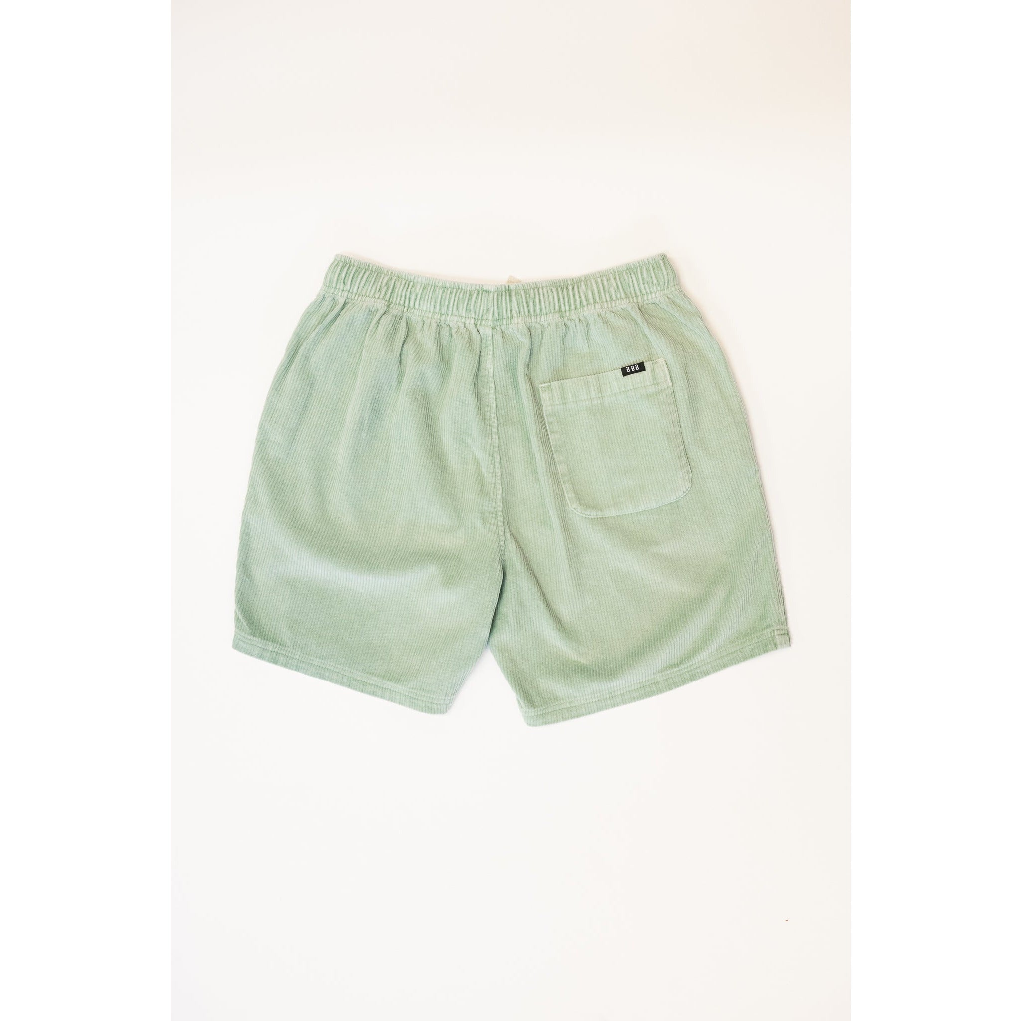 Chill Cord Organic Cotton Shorts - Green | BamBooBay