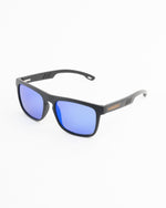 Load image into Gallery viewer, Pirate Legs Wood Sunglasses - Blue | BamBooBay
