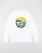 Load image into Gallery viewer, MNT Badge Long Sleeve Organic Cotton Tee - White | BamBooBay
