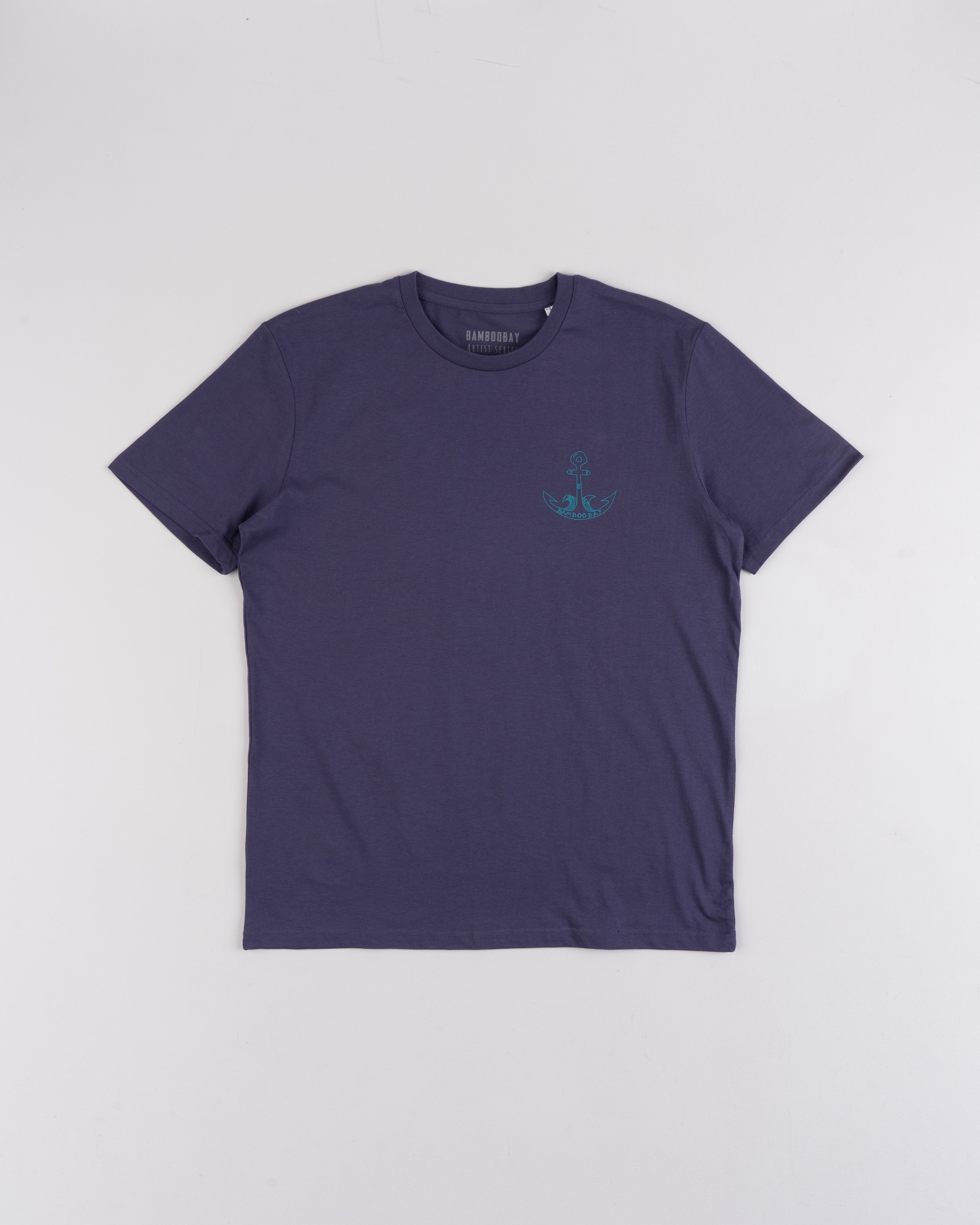 Drunken Sailor Organic Cotton Tee  - Indigo | BamBooBay