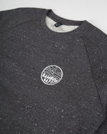Load image into Gallery viewer, MNT Badge Organic Cotton Crew - Black | BamBooBay
