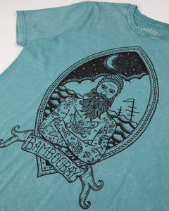 Seamus Bye Sea Organic Cotton Tee - Teal | BamBooBay