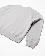 Load image into Gallery viewer, MNT Badge Organic Cotton Crew - Heather Grey | BamBooBay
