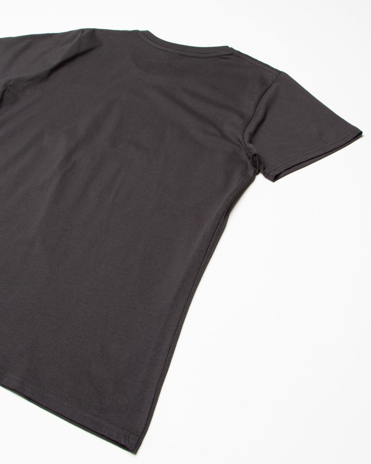 MNT Badge Short Sleeve Organic Cotton Tee - Ash Black | BamBooBay