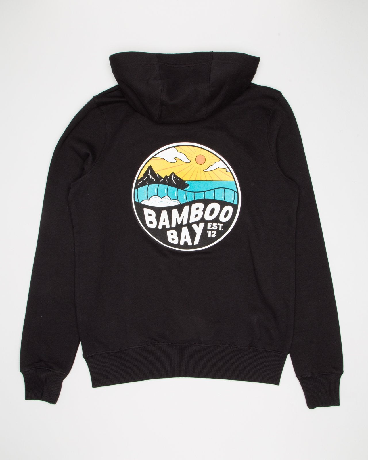 MNT Badge Organic Cotton Hoodie - Black | BamBooBay