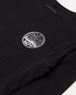 Load image into Gallery viewer, MNT Badge Long Sleeve Organic Cotton Tee - Black | BamBooBay
