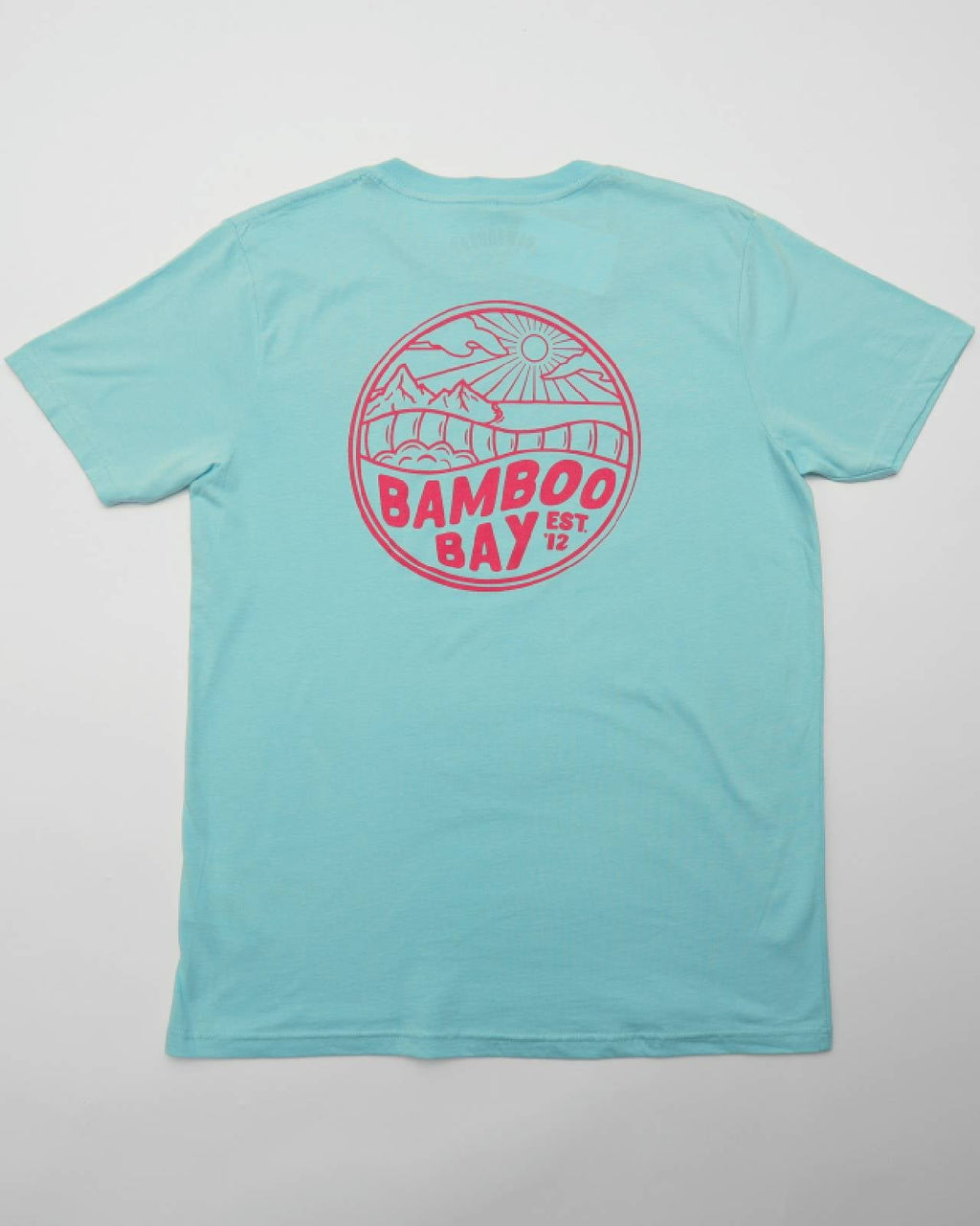 MNT Badge Organic Cotton Tee - Turquoise | BamBooBay
