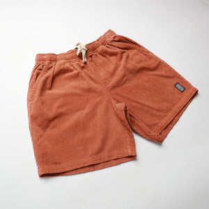 Chill Cord Organic Cotton Shorts - Brown | BamBooBay