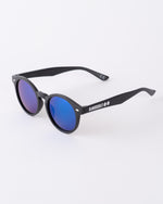 Load image into Gallery viewer, Coffee Waste Rounds Sunglasses - Blue | BamBooBay
