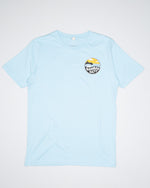 Load image into Gallery viewer, MNT Badge Organic Cotton Tee - Blue | BamBooBay
